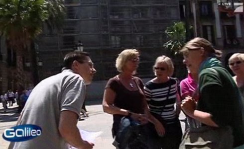 Pro 7 Galileo Stadtführung mit Paseo Barcelona
